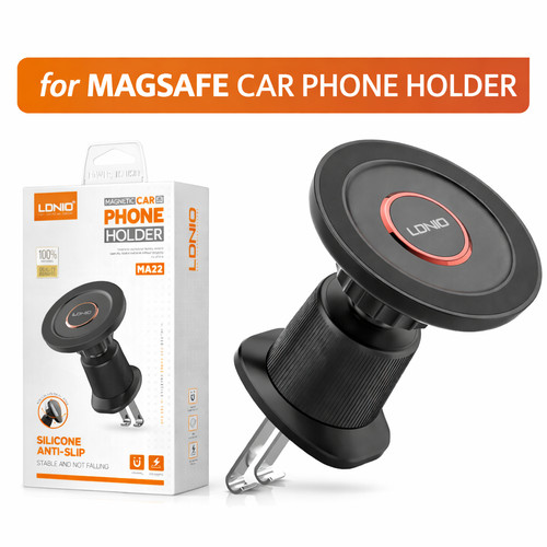 Magnetic car phone - phone, holder
