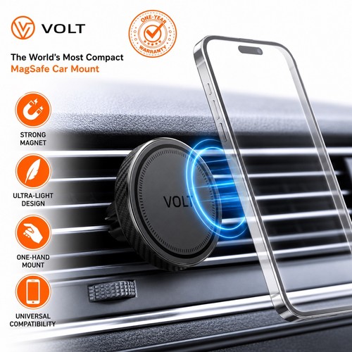 Magnetic car vent phone - magnetic,