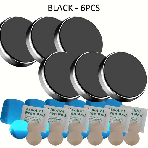 Black round magnetic - black,